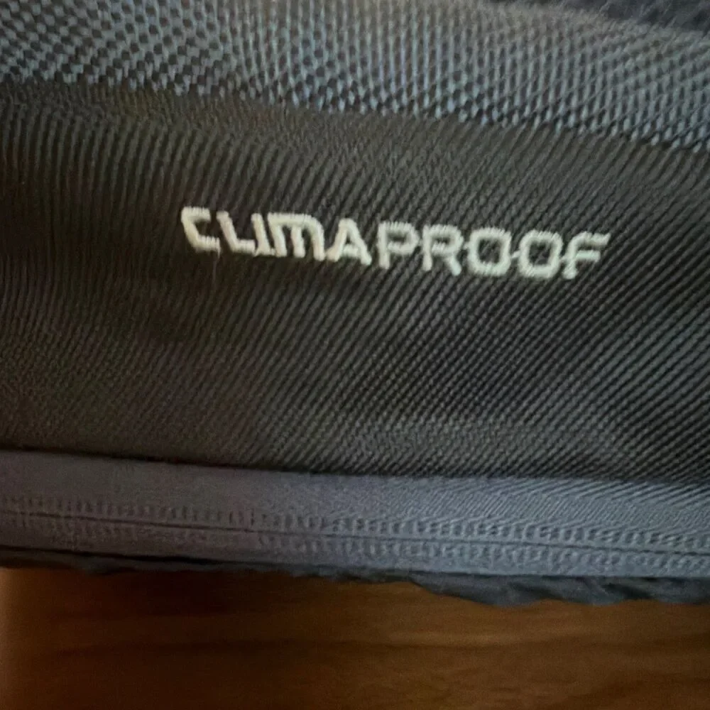 adidas Climaproof Backpack w/ Laptop Sleeve & Mesh Pockets, Black/Blue Good C